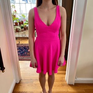 Fun pink cocktail or prom dress